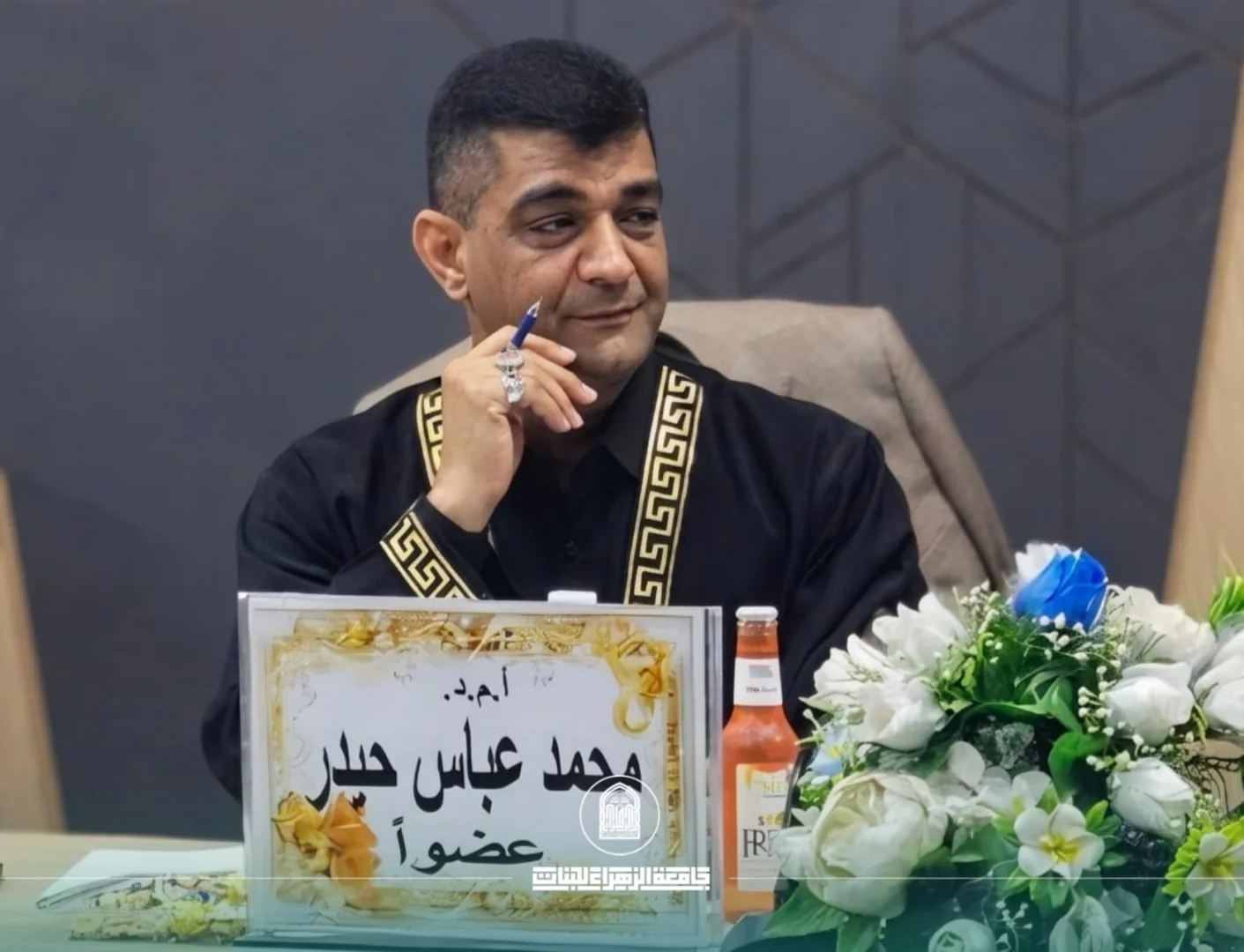 College of Education Faculty Member Participates in Master's Thesis Defense at the University of Baghdad