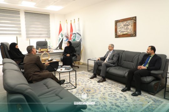 A Presidential Visit to the College of Engineering and Information Technology Discusses Evening Studies and Academic Performance Development