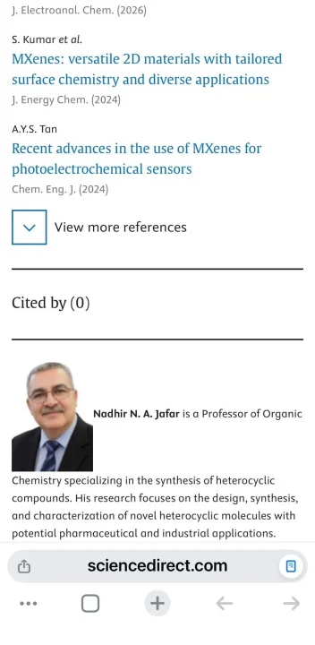 !"A research paper from Al-Zahraa University (P.B.U.H.) secures its place in one of the world's leading journals in inorganic chemistry"