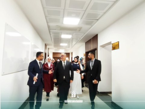 Engineering College Hosts Students from the College of Excellence at the University of Baghdad for a Scientific Tour of Classrooms and Laboratories