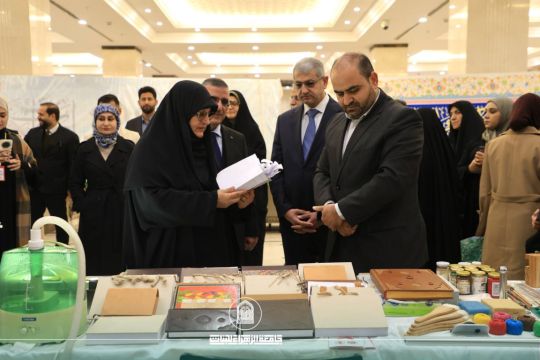 Imam Hussain Manuscript Maintenance and Restoration Center Participates in Scientific and Cultural Activities at Al-Zahraa University