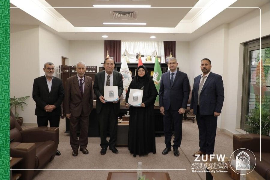 ZUW Signs Ninth Memorandum of Cooperation with Al-Kut University College in 2022