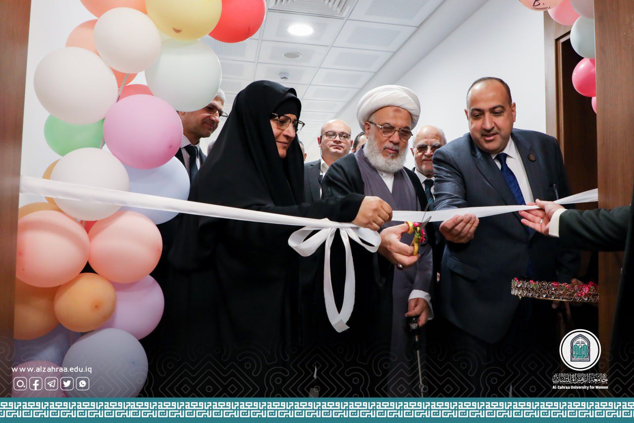 المتولي الشرعي للعتبة الحسينية المقدسة يفتتح مختبري تشريح ومجموعة برامج في جامعة الزهراء (عليها السلام)