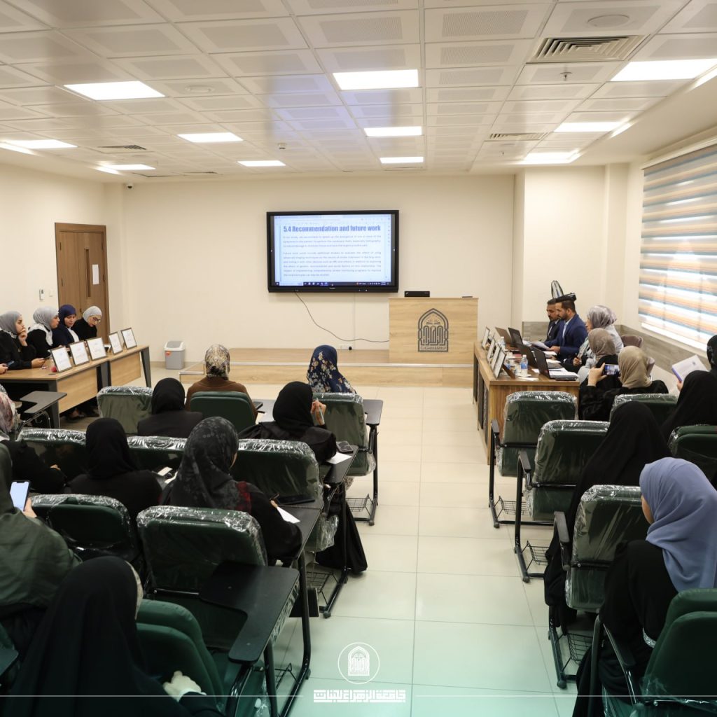 كلية التقنيات الصحية والطبية -قسم الأشعة والسونار يواصل مناقشة بحوث التخرج لطالبات الدراسات الأولية