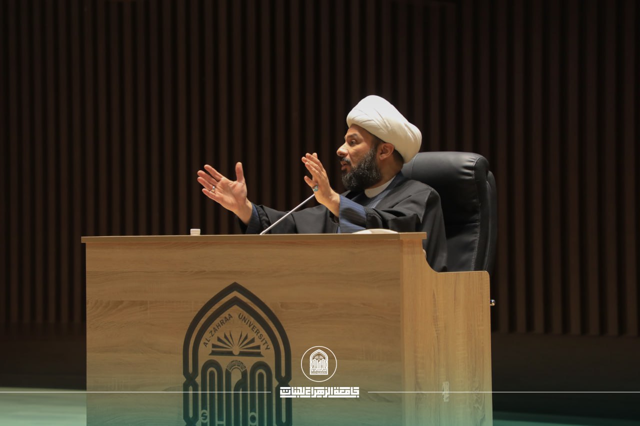 جامعة الزهراء (عليها السلام) للبنات تستضيف الشيخ زمان الحسناوي في ذكرى وفاة أم البنين (عليها السلام) 