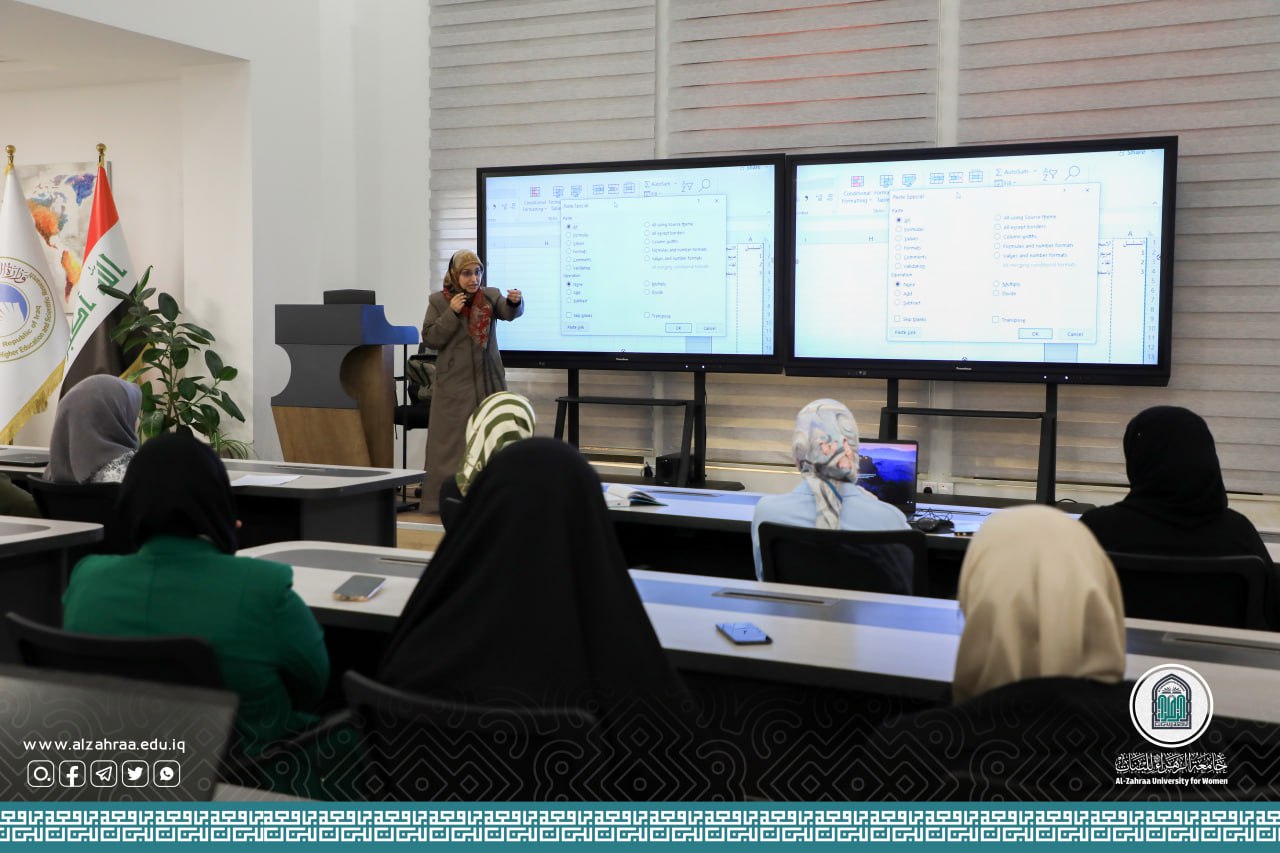 تعلّم مهارات برنامج الExcel: دورة تدريبية تقيمها كلية الصيدلة