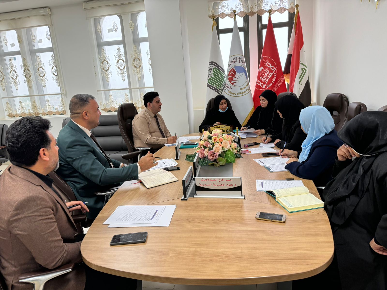 The Council of the Faculty of Pharmacy at Al-Zahraa University Holds Its Regular Session